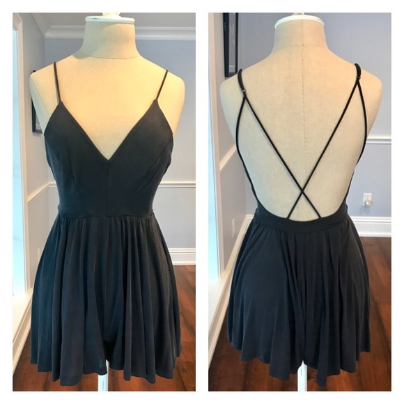 silence + noise Dresses & Skirts - Silence + Noise Dark Gray Romper
